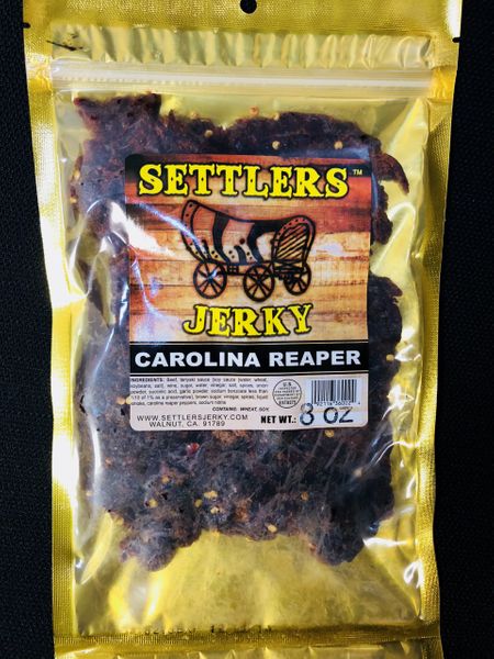 A Carolina reaper flavored jerky
