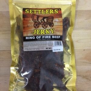 A ring of fire beef jerky